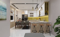Mẫu thiết kế nhà ống 2 tầng 4 phòng ngủ dành cho gia đình trẻ