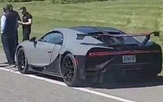 Khách lái thử siêu xe Bugatti Chiron Pur Sport tông trúng Toyota Corolla, gây thiệt hại hơn 4 tỷ đồng