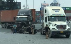 Video quay diễn biến vụ tai nạn giữa 2 xe container tại Hải Phòng khiến cư dân mạng tranh cãi