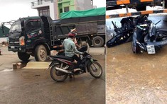 Video: Tông vào xe ben đang sang đường, thanh niên đi Yamaha Exciter tử vong tại Thái Nguyên