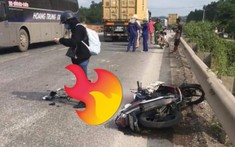 Thừa Thiên Huế: Xe máy va chạm với xe container, nữ sinh viên tử vong trên đường về quê nghỉ lễ