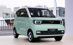 Ngắm hình ảnh "bằng xương, bằng thịt" của mẫu ô tô 4 chỗ siêu rẻ Wuling Hongguang Mini EV Macaron 2021