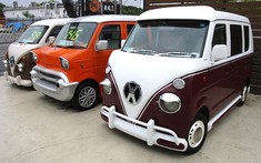 Những chiếc xe van cổ điển này thực chất là xe kei Nhật Bản "đội lốt"