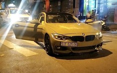 2 người đi xe BMW 428i bị chém trọng thương ở quận Bình Thạnh chỉ vì pô xe nổ lớn