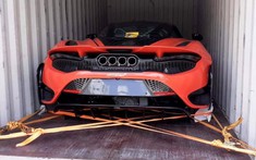 Siêu xe giới hạn McLaren 765LT thứ 2 lộ ảnh về Việt Nam, màu sơn đỏ-cam đẹp mắt