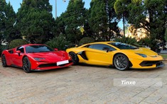 Ferrari SF90 Stradale và Lamborghini Aventador SVJ đọ dáng cùng nhau tại Đà Lạt, mỗi xe có cá tính riêng