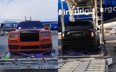 Cặp đôi Rolls-Royce Cullinan độ Mansory xuất hiện ở sân bay tại Bỉ thu hút sự chú ý của giới mê xe Maroc