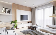 3 mẫu căn hộ nhỏ dưới 40m2 dành cho người độc thân