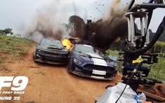 Theo dõi video hậu trường các cảnh hành động bằng xe bùng nổ của bom tấn "Fast and Furious 9"