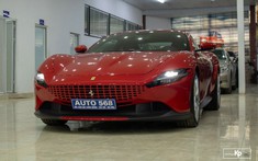 Cận cảnh xe Ferrari Roma màu đỏ Rosso "độc nhất" Việt Nam, nhiều điểm khác biệt với chiếc đầu tiên