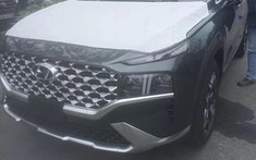 Lộ ảnh "trần trụi" nội, ngoại thất Hyundai Santa Fe 2021 sắp bán ở Việt Nam, giá dự kiến cao