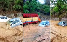 Video quay cảnh Hyundai Grand i10 lội nước như tàu ngầm khiến cư dân mạng kinh ngạc