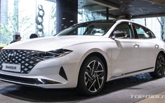 Chiêm ngưỡng vẻ đẹp ngoài đời thực của sedan tiệm cận xe sang Hyundai Grandeur Le Blanc mới