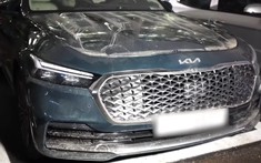Sedan cỡ lớn Kia K9 2021 lộ hình ảnh "bằng xương, bằng thịt" trước ngày ra mắt