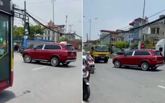 Video: Mercedes-Maybach GLS 2021 không có biển số "nhún nhảy" trên đường Hà Nội, gây cản trở giao thông
