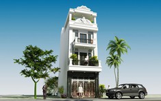 Kiến trúc sư mách nước thiết kế nhà ống 3,5 tầng hiện đại trên đất 60m2