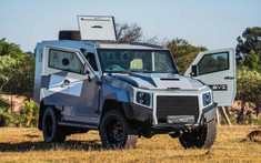 SVI Max 3 Troopy - Chiếc xe bọc giáp chống đạn và mìn kiên cố, chế tạo dựa trên Toyota Land Cruiser