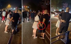 Video: Gây tai nạn, cô gái dùng "mỹ nhân kế" để xin nam tài xế bỏ qua