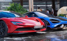 Bức ảnh phát ra "mùi tiền" của đại gia lan đột biến Củ Chi với McLaren 765LT đỗ cạnh Ferrari SF90 Stradale