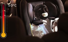Ford sử dụng “em bé băng” và “chó băng” để nhắc nhở mọi người về nguy cơ xe nóng
