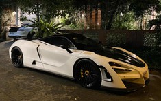 Tống Đông Khuê diện áo "bạch mã" cho siêu xe McLaren 720S độ N-Largo chỉ có 15 chiếc trên thế giới