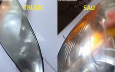 Video: Người dùng hướng dẫn cách đánh sạch vỏ đèn pha ô tô chỉ trong 10 giây