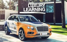 Trung tâm đào tạo lái xe dùng Range Rover, Porsche và Bentley làm ô tô tập lái cho học viên