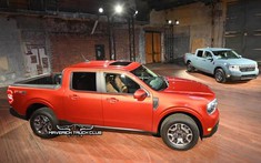 Xe bán tải Ford Maverick 2022 rò rỉ "ảnh nóng" trước ngày ra mắt