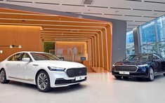 Cận cảnh thiết kế của xe sang Hàn Quốc Kia K9 2021 tại đại lý