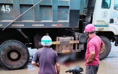 Video quay khoảnh khắc xe ben va chạm với xe máy khiến nữ sinh lớp 12 tử vong tại Gia Lai