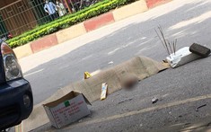 Video quay khoảnh khắc xe máy tông ô tô tải đang đỗ khiến thanh niên tử vong tại Thái Nguyên