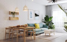 Căn hộ 97m2 ngập tràn sắc xanh, chỉ ngắm thôi cũng thấy bình yên