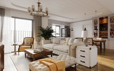 Căn hộ 90m2 lãng mạn, cuốn hút với phong cách Country House