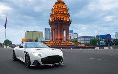 1 trong 10 chiếc siêu xe Aston Martin DBS Superleggera Concorde Edition sản xuất thế giới cập bến Campuchia