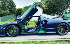 Quá nhiều McLaren Senna về nước, đại gia Singapore chơi lớn khi phối màu Quốc kỳ Brazil cho hypercar của mình