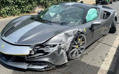 Video: Siêu xe Ferrari SF90 Stradale trang bị gói đắt tiền gặp tai nạn nghiêm trọng, chi phí sửa chữa phải trên 5 tỷ đồng