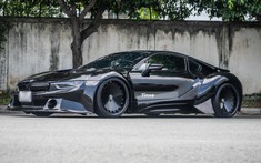 BMW i8 của người yêu xe Sài thành "biến hình" với bản độ thân rộng cá tính