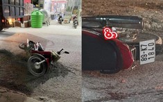 Hưng Yên: Va quẹt với xe tải trên đường, người phụ nữ điều khiển xe máy tử cong tại chỗ