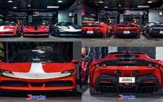 Bộ 3 siêu xe Ferrari SF90 Stradale của giới thượng lưu Philippines, đủ màu sắc, tận răng trang bị