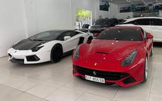 Duyên nợ, siêu xe Ferrari F12 Berlinetta đầu tiên về nước ra Hà Nội chờ khách cùng Lamborghini Aventador mui trần