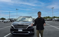 Người Việt đầu tiên "bóc tem" Kia Sedona 2021: Thay đổi toàn diện, giá dự kiến cao khi bán ở Việt Nam