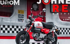 Honda Monkey 2022 ra mắt phiên bản đặc biệt với màu đỏ bạc Monkey Johney