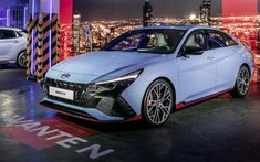 Cận cảnh thiết kế ngoài đời thực của "xe đua bình dân" Hyundai Elantra N 2022