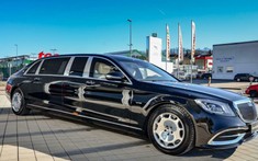Xe bọc thép chống đạn Mercedes-Maybach S 650 Pullman Guard cũ có giá siêu đắt đỏ