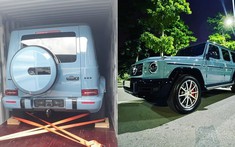 Mercedes-AMG G63 màu xanh China mới về nước có gì khác so với xe của Cường "Đô-la" mua tặng Đàm Thu Trang