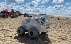 BeachBot - Rô bốt trí tuệ nhân tạo với nhiệm vụ nhặt tàn thuốc lá trên bãi biển