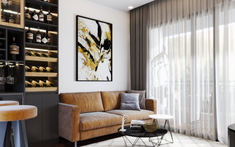 Nội thất cá tính và khác biệt trong căn hộ 70m2