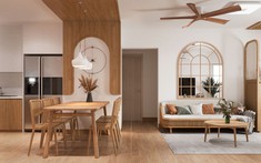 Mê mẩn thiết kế nội thất căn hộ 73m2 phong cách hiện đại