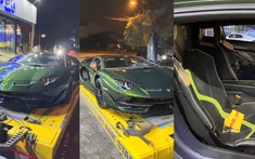Video: Lamborghini Aventador SVJ màu độc được vận chuyển về Củ Chi