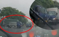 Video: 2 xe tải tông nhau trên QL5 khiến không ít tài xế lắc đầu ngao ngán